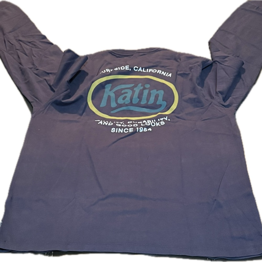 Brand New Katin Kids' Blue Long Sleeve Shirt